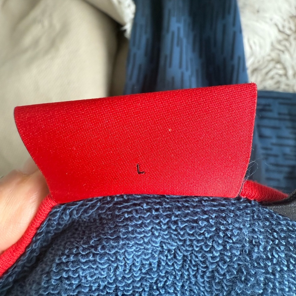 Hugo Blue Hooded Sweatshirt with Front Pockets - Picture 8 of 10